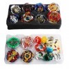 ZED- Beyblade Toupies,Toupie Burst Turbo avec Lanceurs, Gyro Pocket Box Pro-Cadeaux pour Enfant Non-Stop Battle Deluxe Hasbro