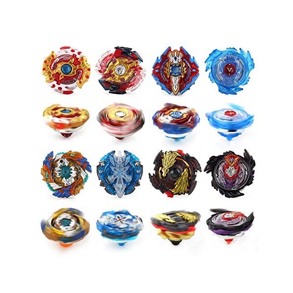 XASYGF Beyblade Toupies,Toupie Burst Turbo avec Lanceurs, Gyro Pocket Box Pro-Cadeaux pour Enfant Non-Stop Battle Deluxe Hasb