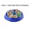 Bayblade Toupies,Toupie Burst Turbo avec Lanceurs, Gyro Pocket Box Pro-Cadeaux pour Enfant Non-Stop Battle Deluxe Hasbro Bayb