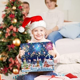 HBSITE Calendrier de lavent 2023 Adulte et Enfant Casse Tete Garcon Fille Métal Puzzles avec 24 Surprises