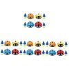 INOOMP 20 Pcs Toy Tops Spirale Forme Faveurs Mini Jouets Cadeau Festival Enfants Gyro Noël Drôle Rotation Doigt Cadeaux De No