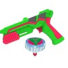 LILI Jouet Rotatif Magic Gyro Gun pour Enfants,A