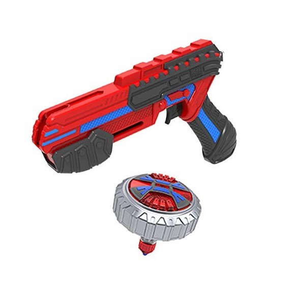 LILI Jouet Rotatif Magic Gyro Gun pour Enfants,A