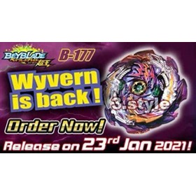 Takara Tomy Beyblade Burst Super King B-177 Jet Wyvern .Ar.Js 1D + B-165 Lanceur dallumage [R] version japonaise 