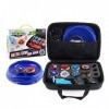 ZED- Beyblade Toupies,Toupie Burst Turbo avec Lanceurs, Gyro Pocket Box Pro-Cadeaux pour Enfant Non-Stop Battle Deluxe Hasbro