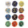 XASYGF Beyblade Toupies,Toupie Burst Turbo avec Lanceurs, Gyro Pocket Box Pro-Cadeaux pour Enfant Non-Stop Battle Deluxe Hasb