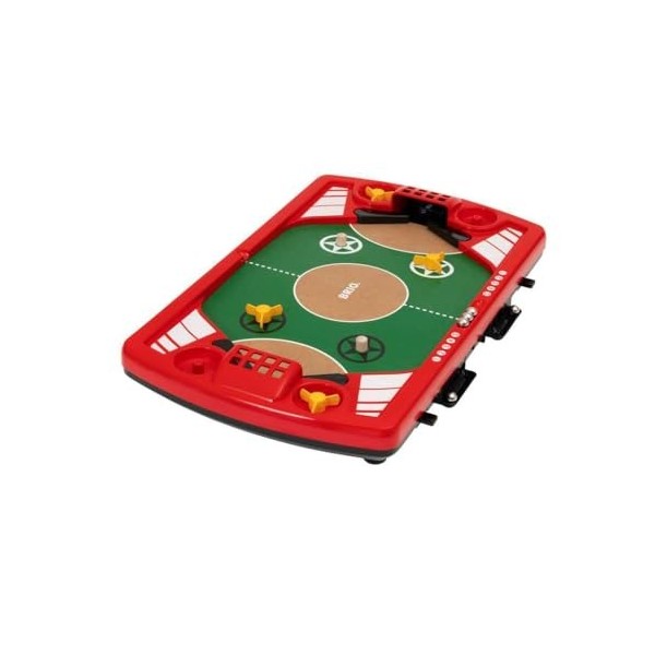 BRIO - 34019 - Flipper Duo Challenge - Jeu dadresse - Combine le football et le flipper - 2 joueurs - Sans pile - Pour enfan