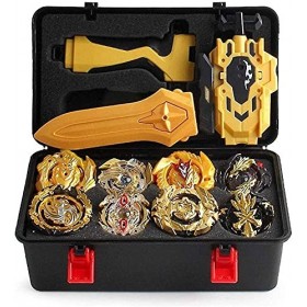 BEAUTTO 12 Pièces/Ensemble Battle Tops Case Toy Battle, Burst Launcher Battle, Metal Combat Fusion Gyro Game Toy Toupies dév