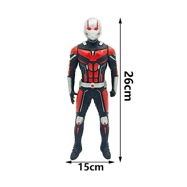 IQEPXTGO Antman Action Figure, Avengers Titan Hero Serie Antman 26cm, Marvel Figurine Modèle Statue Jouets Desktop Ornements 