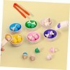 Totority 3 Ensembles De Jouets De Bureau De Classification des Couleurs Gyroscopiques Puzzles pour Enfants Tasses Colorées Jo