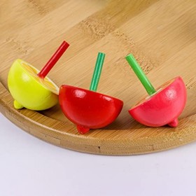 STOBOK 100 Pcs Top Kids Party Favours Tops Traditionnels Tops en Bois Jouets pour Les Tout-Petits Jouets Classiques Ensembles