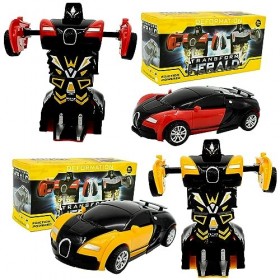 LGQHCE Transform-ers Jouets, Voiture de Jouet Robot Déformée 2 en 1 Transformez Robot Model Jouet, Cars Robot Figurine dacti