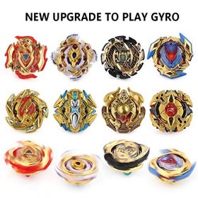 Bayblade Toupies,Toupie Burst Turbo avec Lanceurs, Gyro Pocket Box Pro-Cadeaux pour Enfant Non-Stop Battle Deluxe Hasbro Bayb