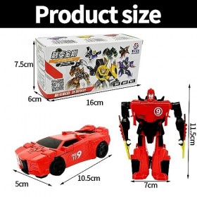 LGQHCE Transform-ers Jouets, Voiture de Jouet Robot Déformée 2 en 1 Transformez Robot Model Jouet, Cars Robot Figurine dacti