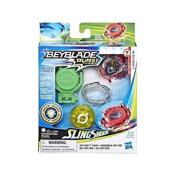 Hasbro Beyblade Burst Turbo SlingShock Rip Fire Pack - Z Achilles A4