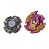 Beyblade Burst Surge Dual Collection Pack - F0612 - Ensemble toupie - Hypersphere Zone Balkesh B5 + Slingshock Wraith Driger 