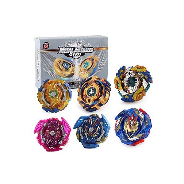 Bayblade Toupies,Toupie Burst Turbo avec Lanceurs, Gyro Pocket Box Pro-Cadeaux pour Enfant Non-Stop Battle Deluxe Hasbro Bayb