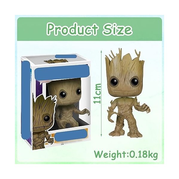 DGTSYAL Groot Figur 15CM Titan Hero Serie Groot Anime PVC Action Figuren Toy Collectible Baby Groot Figur Figuren für Kinder 