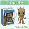 DGTSYAL Groot Figur 15CM Titan Hero Serie Groot Anime PVC Action Figuren Toy Collectible Baby Groot Figur Figuren für Kinder 