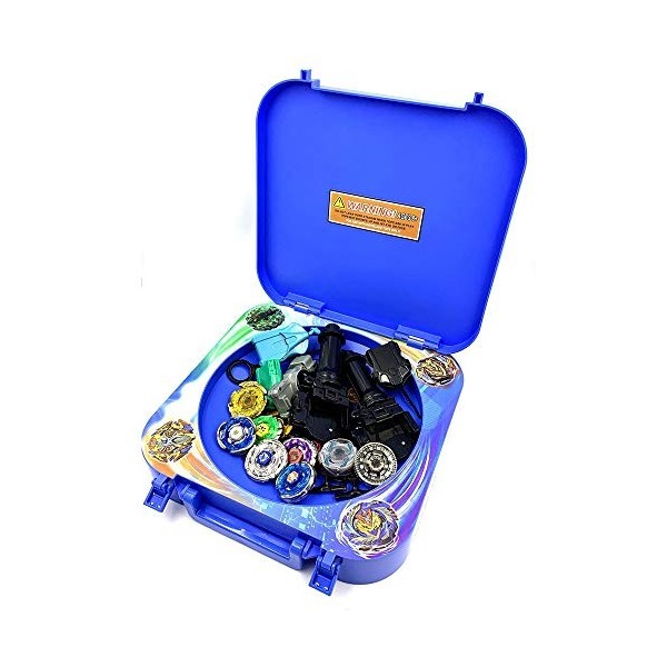 Cool Belle Beyblade Toupies,Toupie Burst Turbo avec Lanceurs, Gyro Pocket Box Pro-Cadeaux pour Enfant Non-Stop Battle Deluxe 