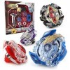 Ensemble de toupie 4D avec Lanceur et Jouets Classiques Arena Metal Battle Fusion pour Enfant Excellent