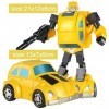 OBLRXM Transformateurs Jouet, Transformers Bumble-Bee Action Figure, Transformers Toys Studio Series Robot Jouet pour Enfant,
