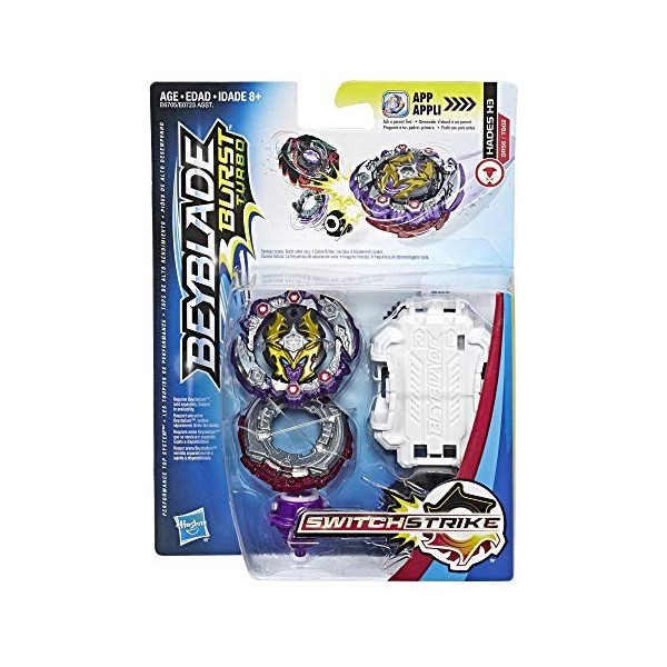 Hasbro Beyblade Burst Turbo SwitchStrike Starter Pack Hades H3 w/ Launcher