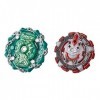 BEYBLADE Burst Rise Hypersphere Lot de 2 jeux de combat pour Kerbeus K5 et cyclops Behemoth C5 – 2 jouets de combat à rotatio