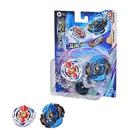Beyblade Burst Surge Dual Collection Pack - F0611 - Ensemble toupie - Hypersphere Lord Hydrax H5 + Slingshock Spiral Treptune