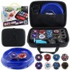 Ensemble de jouets gyroscopiques de combat Top Burst avec 8 toupies 1 disque gyroscopique 3 lanceurs facultatif Jeu de comb