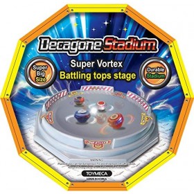 TO TOYMECA Decagon Batting Tops Stadium Grande Taille 65cm pour bey Burst Blade Big Arena pour 4~6 Enfants