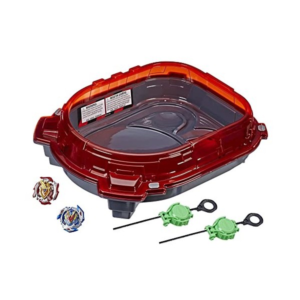 Hasbro Beyblade Burst Turbo Slingshock Rail Rush Battle Bey Stadium Set