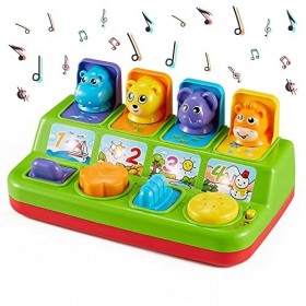 Think Gizmos Jouet Interactif d’Animaux Animés pour Les Bambins TG728 - Jouet interactif avec Sons - Cadeau pour Les Garçons 