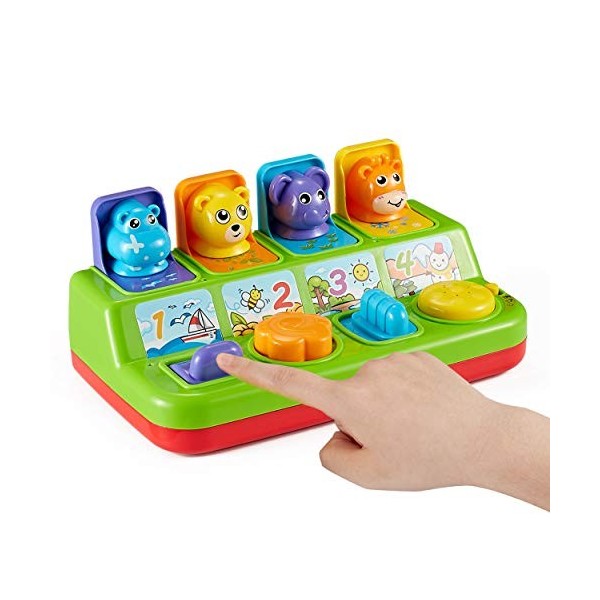 Think Gizmos Jouet Interactif d’Animaux Animés pour Les Bambins TG728 - Jouet interactif avec Sons - Cadeau pour Les Garçons 