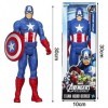 OBLRXM Marvel Avengers Figurine Captain America Titan Hero 30 cm, Captain America Figure, Avengers Action Figure, Figurine de