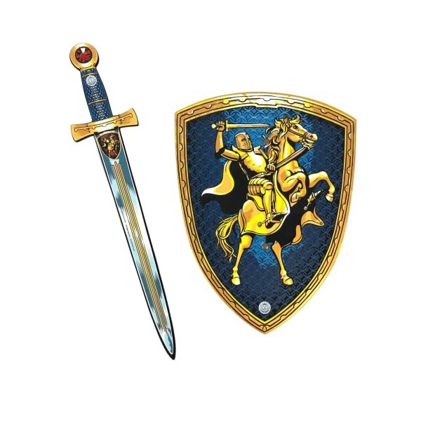 Liontouch - Épée et Bouclier de Chevalier | Set de Jeu dImitation en Mousse pour Enfants et Bambins avec Thème Chevalier Méd