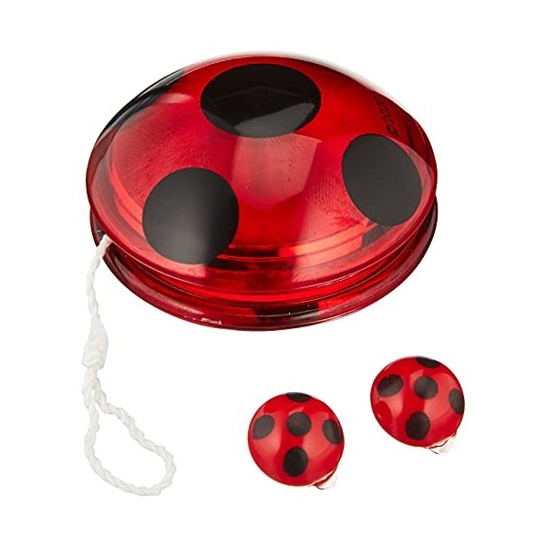 Rubies - MIRACULOUS officiel -Kit accessoires Yoyo + boucle doreilles Ladybug Miraculous - complément du déguisement officie