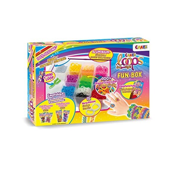 CRAZE LOOPS BAG SCOOBILOOP | Accessoire à tisser pour Bracelet élastique Enfant , Fabrication Bijoux enfant , Accessoire pour