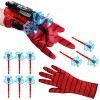 1 Set Gants de Lanceur Spiderman, Gant de Cosplay en Plastique pour Enfants, Lanceur de Héros, Spiderman Gant Lanceur de Toil