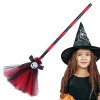 Toilet sorcière dhalloween pour Filles - Accessoires sorcière pour Halloween Effrayant,Balai sorcière Magicien pour Le Jeu r