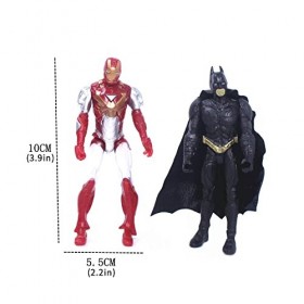 Ensemble de Figurines daction de Super-héros, Figurines de décoration de gâteau Avengers Figurines de décoration de gâteau d