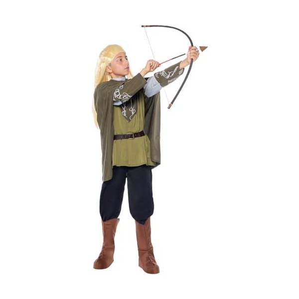 Funidelia | Déguisement Legolas - Le Seigneur des Anneaux pour garçon Lord of the Rings - Déguisement pour Enfant et accessoi