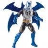 DC Batman figurine articulée Puissance de Combat 30 cm avec lumières et plus de 20 sons, ailes amovibles, GGV15