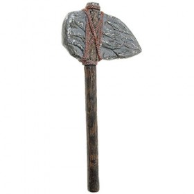 NET TOYS Hache en Pierre Hache de lâge de Pierre Hache âge de Pierre haches Hachoir préhistoire haches Imitation darme Acce