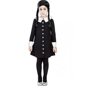 Funidelia | Déguisement Mercredi Addams - La Famille Addams pour fille Films de peur, Horreur - Déguisement pour enfant et ac