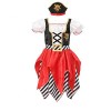 Rabtero Costume de Pirate pour les enfants, costume de pirate de luxe pour les garçons, jeu de rôle de pirate de 8 pièces, co