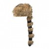 Boland 01360 - Casquette Alaska pour adultes, chapeau marron en peluche, couvre-chef, casquette pour déguisements de carnaval