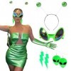 LaVenty costume dextraterrestre accessoires alien pour femmes costumes dextraterrestres pour adultes costume de lespace ac