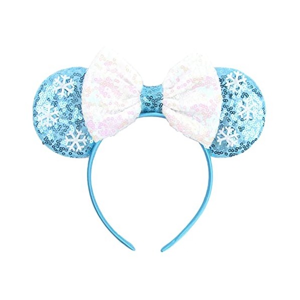 Serre Tête Minnie Mickey Mouse avec Oreilles Anniversaire Bandeaux Déguisement Enfant Cospaly Accessoire Dessin Animé pour Fi