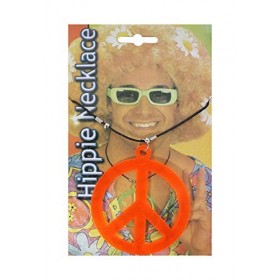 21Fashion Collier hippie pour adultes - Style hippie - Années 60 et 70 - Pour homme et femme - Accessoire de fête pour enterr